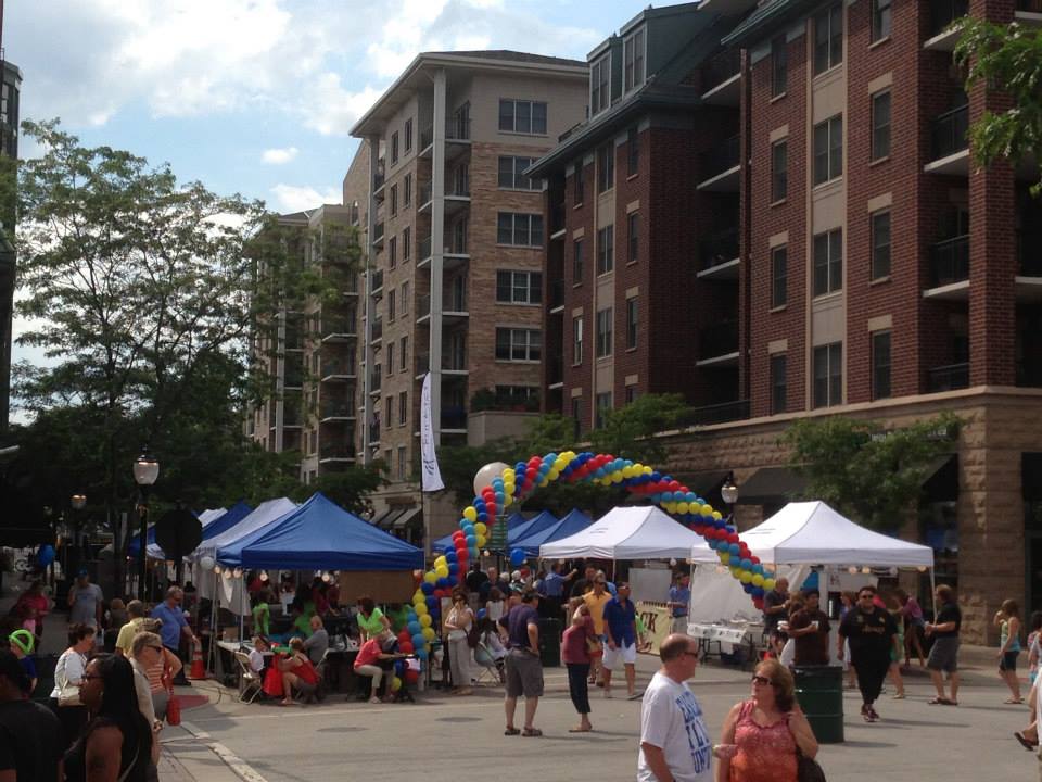 A market in the Chicago suburbs