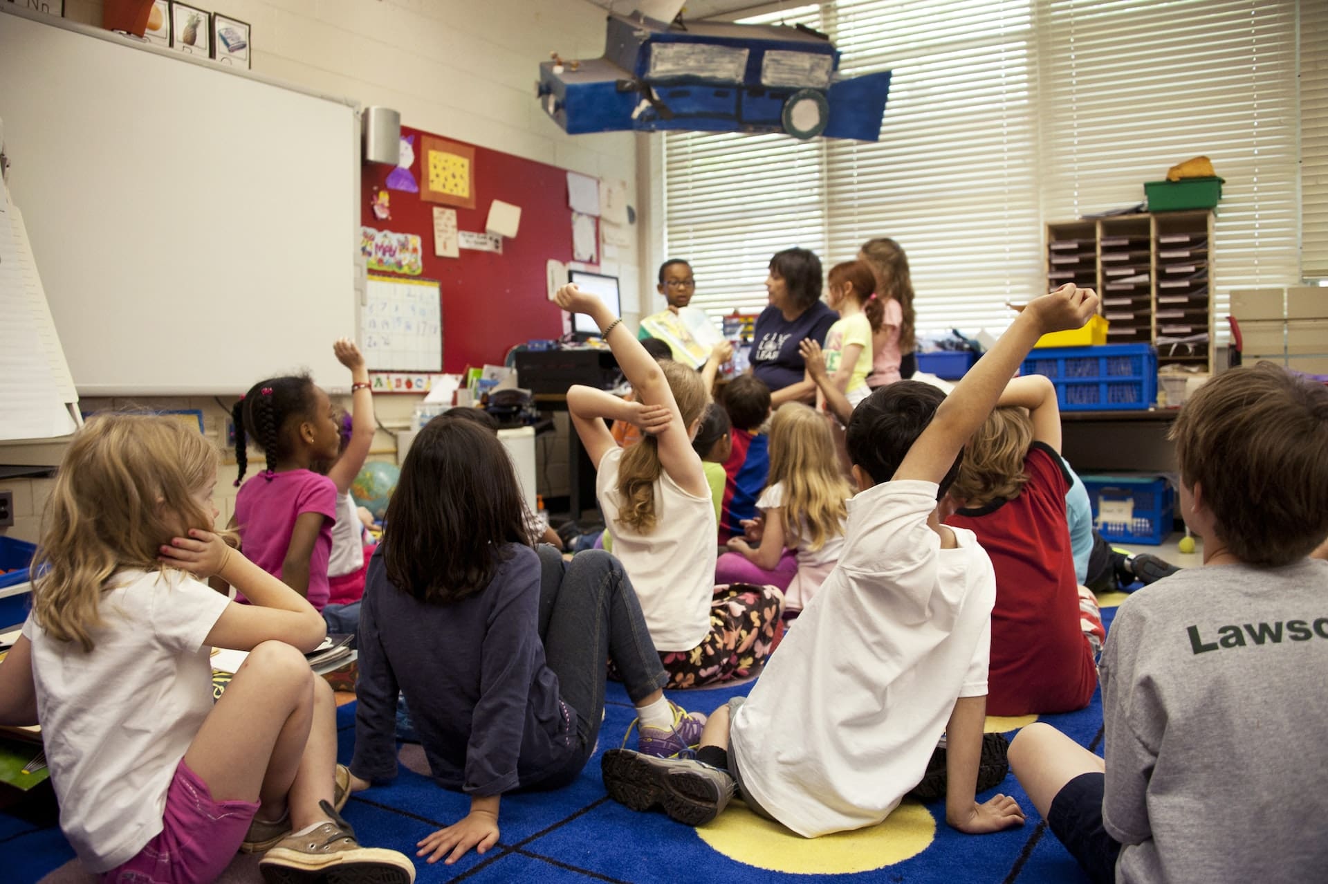 kids in class
